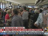 United Airlines flight delayed after computer issues