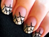 Spider Web Nail Art