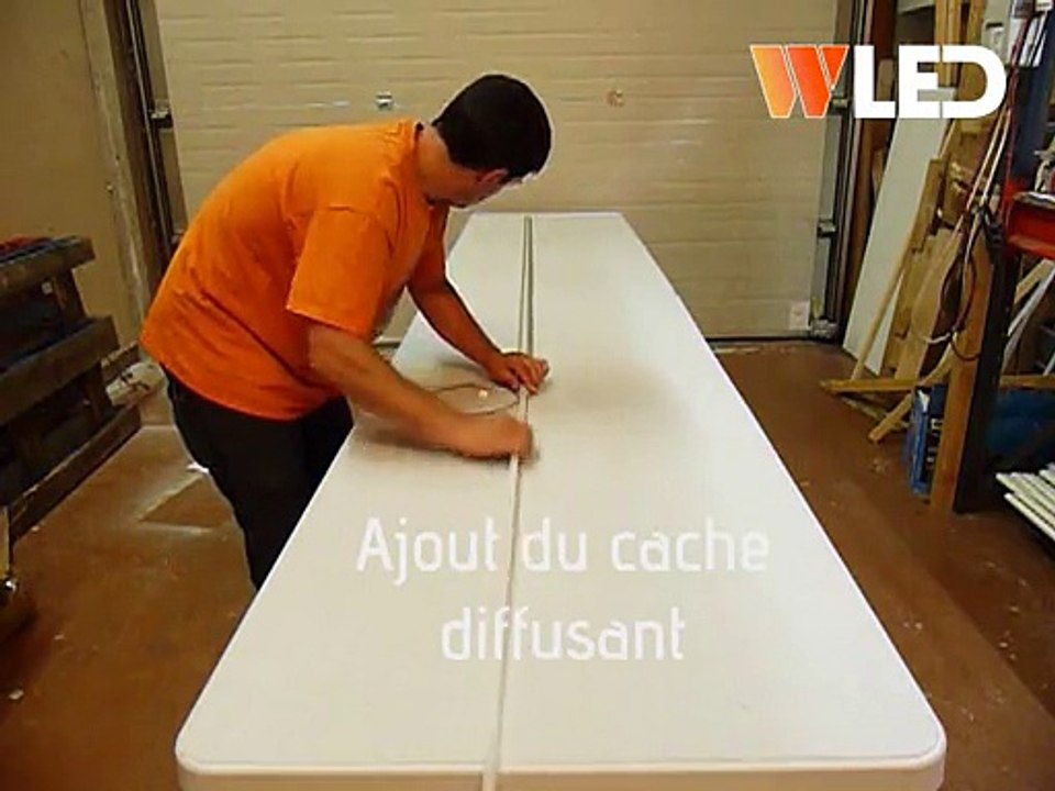 Profilé LED d'angle - montage