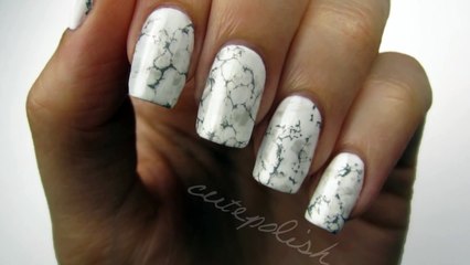 Stone Marble Nails!