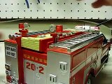 Custom 24th scale Matchbox KME FORD F-450 Pumper fire truck w/ lights & custom sound