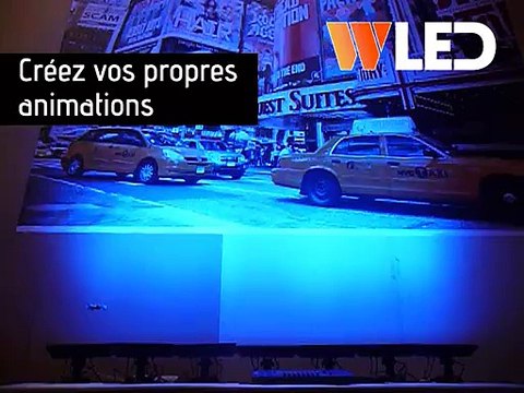 Projecteur LED Wash HP RGB-DMX