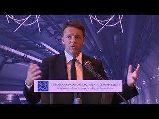 Intervento di Renzi al Cern di Ginevra (07.07.15)