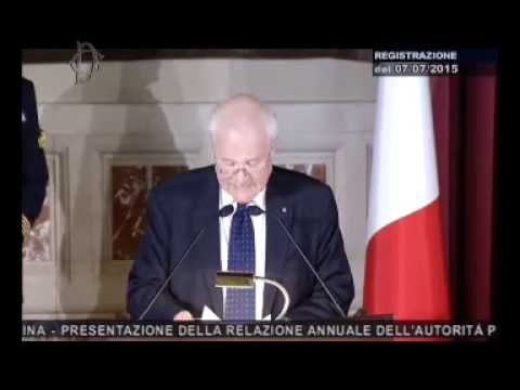 Roma - Relazione annuale Garante Comunicazioni (07.07.15)