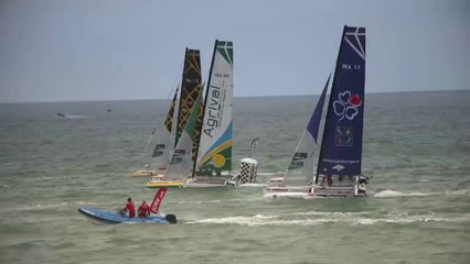 Tour de France à la Voile, Pierre Pennec remporte l'étape de Fécamp