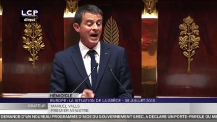 Manuel Valls : L'Assemblée nationale se prononcera sur l'accord avec la Grèce