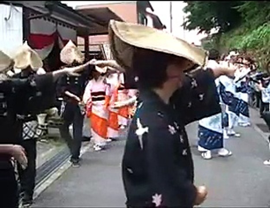 富山県八尾町 おわら風の盆　東新町