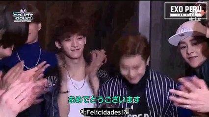[SUB ESP] EXO @ Backstage M! Countdown