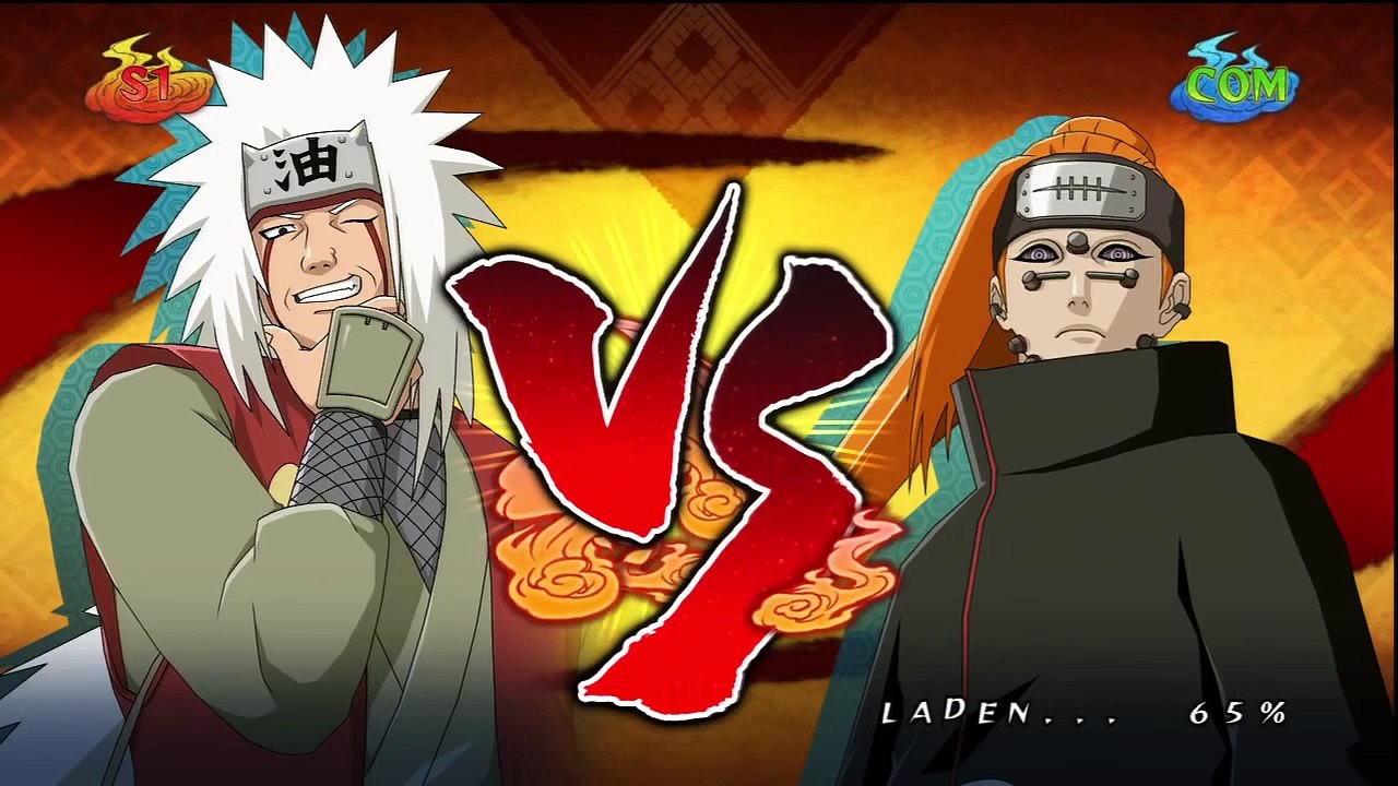 Naruto Ultimate Ninja Storm 2 Boss Battle 8 - Jiraiya vs Pain HD