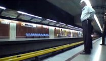 Tehran subway underground train