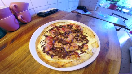 How to make a Nutella 'n Bacon Tortilla!