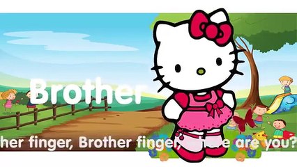 Hello Kitty Finger Family Collection Hello Kitty Cartoon Animation Nursery Rhymes For Children