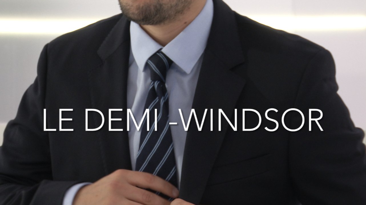 Réussir son noeud de cravate : Le demi Windsor - Vidéo Dailymotion