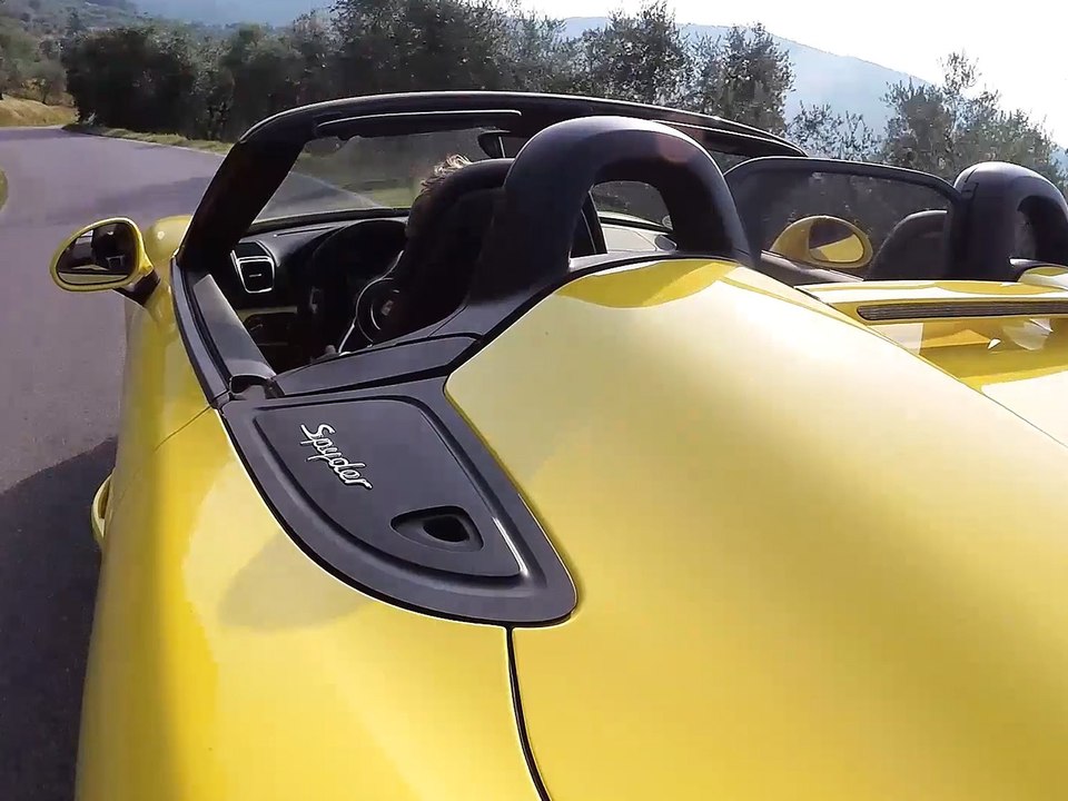 Essai Porsche Boxster Spyder 2015