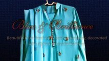 Designer Dresses - Blue & Brilliance  - Pakistani/Indian fashion
