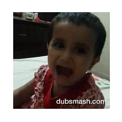 Must watch her cute expressions World's youngest dubsmasher Girl