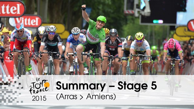 Summary - Stage 5 (Arras Communauté Urbaine > Amiens Métropole) - Tour de France 2015