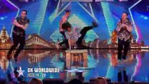 Dance act OK WorldWide are flipping AMAZING! - Britain's Got Talent 2015