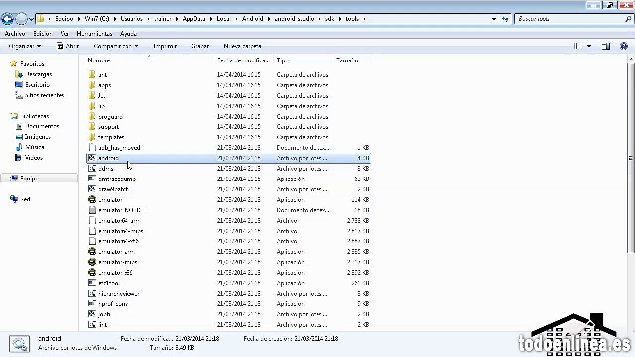 01.04 Herramientas de desarrollo en Android