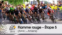 Flamme rouge / Last KM - Étape 5 (Arras Communauté Urbaine > Amiens Métropole) - Tour de France 2015