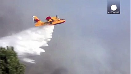 Spanish wildfires break out amid heat wave