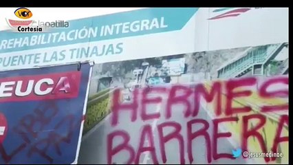 Al borde del colapso: Así se encuentra el puente Las Tinajas
