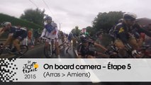 Caméra embarquée / On board camera - Etape 5 (Arras / Amiens Métropole) - Tour de France 2015
