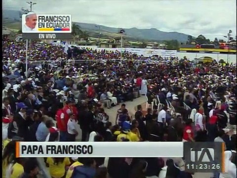 Mensaje del papa Francisco en El Quinche