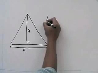 Calculer l'aire d'un triangle