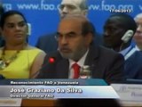 FAO otorga reconocimiento a Venezuela por erradicar el hambre y la pobreza extrema