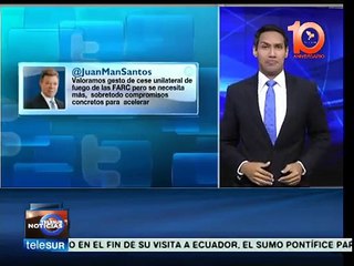 Santos: Valoramos alto al fuego de FARC-EP pero se necesita más