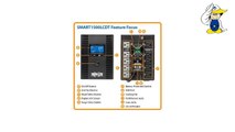 Tripp Lite SMART1500LCDT 1500VA 900W UPS Smart LCD Battery Back Up Tower AVR 120V USB Coax RJ45