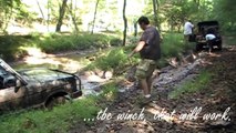 Rover Rick get's stuck big time in WV in his 1995 Range Rover Classic SWB