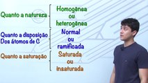 Química Orgânica - Aula 2 - Classificação de cadeias carbônicas - Aulas ENEM