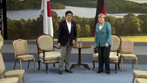 G8 Summit: Germany and Japan bilateral meeting