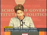 Dilma responde perguntas dos universitários após discurso na Universidade de Havard (EUA)