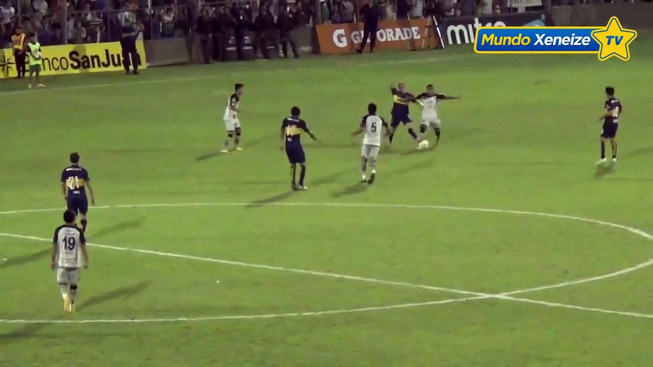 Polémica jugada de Orion y Bueno _San Martin SJ 1 - Boca 1 2015 (