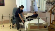 Occupational Therapy: Getting from Bed to Chair (Total Hip Replacement)