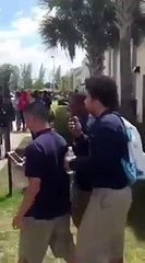 Extremely graphic high school fight Prank