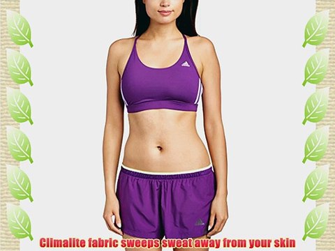 adidas Women's Clima Essentials Reversible Bra - Tribe Purple S14/Glow Purple S14 X-Large