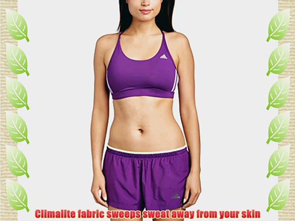 adidas Women's Clima Essentials Reversible Bra - Tribe Purple S14/Glow Purple S14 X-Large