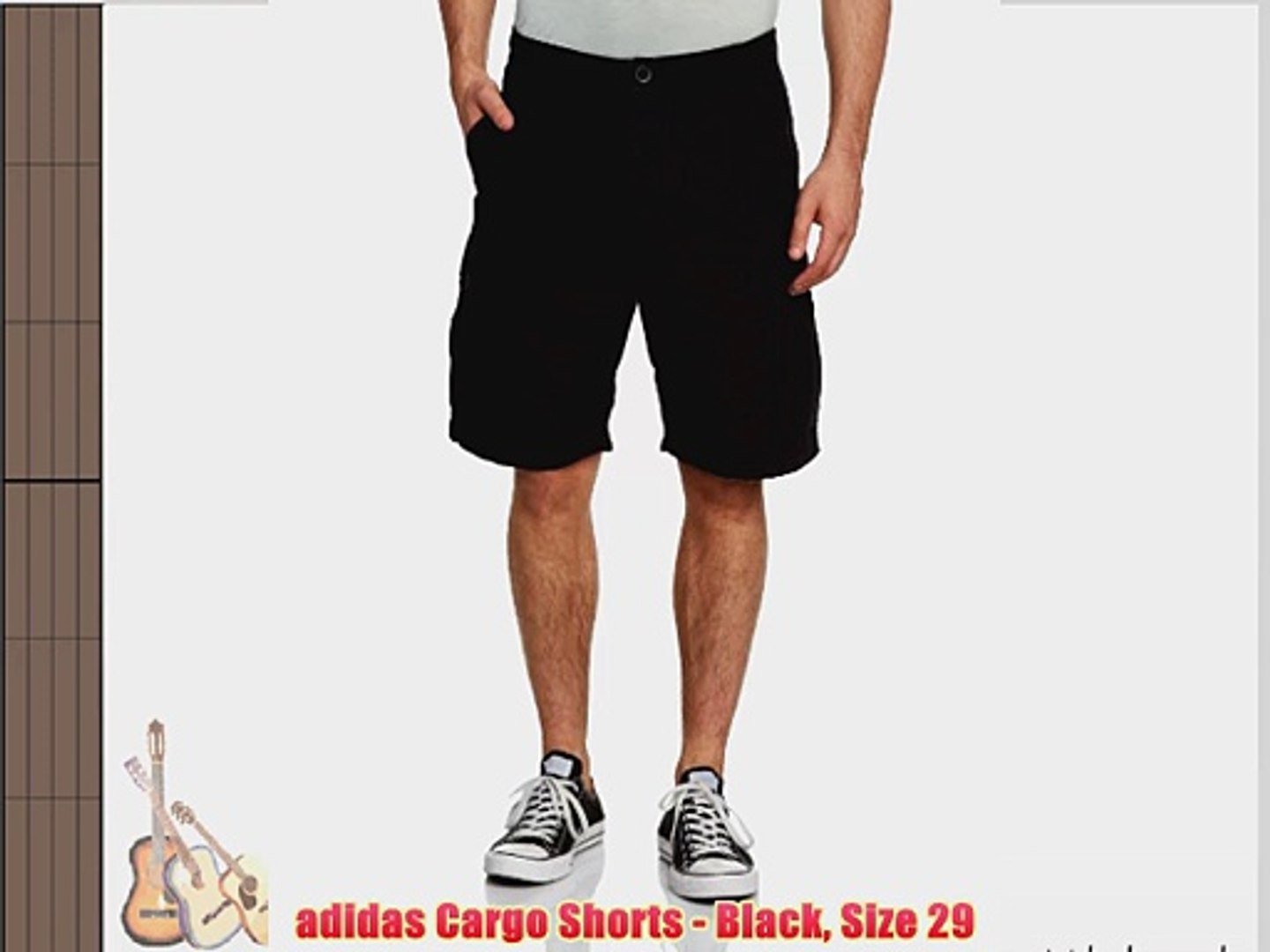 adidas cargo shorts black
