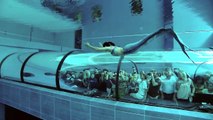 Ilaria Molinari e Gocce di Sirena alla Y-40 / Русалка и самой глубокой в мире бассейн: Y-40, Италия