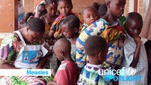 UNICEF Spotlight - vaccinating against measles, preventing HIV/AIDS, educating refugee children