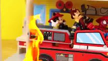 Spiderman & Mickey Mouse Fire School DisneyCarToys Lego Duplo Spider-Man KidKraft Fire Dol