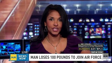 Man loses 100 lbs to join the Air Force!