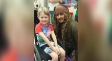 Jack Sparrow rend visite aux enfants malades