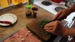 Быстрый рецепт мясного рулета из свинины. Мясной рулет с зеленью.