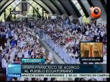 Papa Francisco concluye exitosa visita a Ecuador