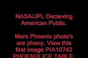 Mars Phoenix photo's are phony art drawn fakes